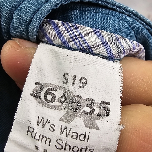 Outdoor Research Shorts Womens 6 Blue Wadi Rum 5 Inch Ripstop Hiking - Picture 8 of 10